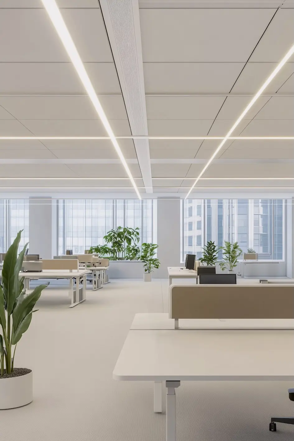 Intérieur de bureau minimaliste